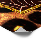 Deco Leopard Poster (Hoek)