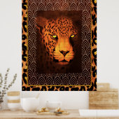 Deco Leopard Poster (Keuken)