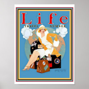 Deco Life Travel Hoesje- Coles Phillips 12 x 16 Poster