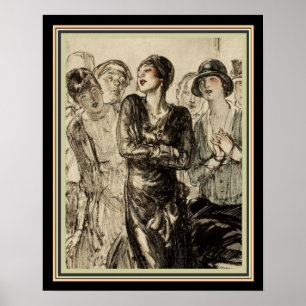 Deco Magazine 16 x 20 van 1920 Poster