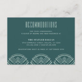 Déco Mariage de St Jacques Carte d'Hébergement - V (Devant)