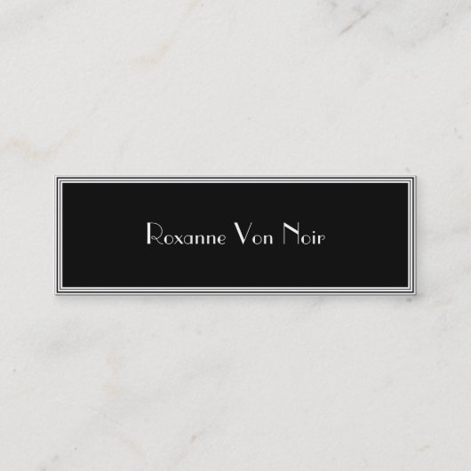 Deco Mini Visitekaartje (Voorkant)