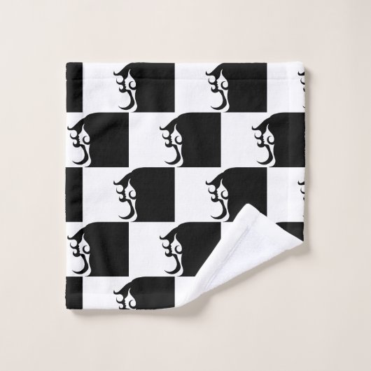 Deco mod woman (Gant de toilette)