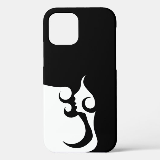 Deco Mod Woman Hoesje-Mate iPhone Case (Achterkant)