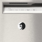 Deco Mod Woman Magneet (Insitu (Vaatwasser))