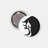 Deco Mod Woman Magneet (Voorkant / Achterkant)