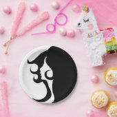 Deco Mod Woman Papieren Bordje (Feest)