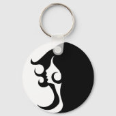 Deco Mod Woman Sleutelhanger (Achterkant)