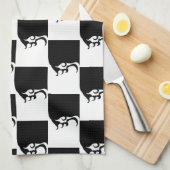 Deco Mod Woman Theedoek (Quarter Fold)