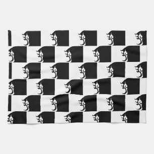 Deco Mod Woman Theedoek