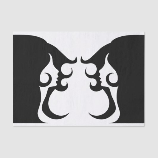 Deco Mod Woman Tissuepapier (Voorkant)