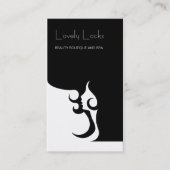 Deco Modern Hair Stylist Visitekaartje (Voorkant)