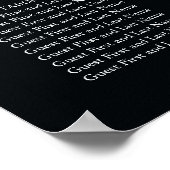 Déco moderne | Onyx Tableau de sièges noir et blan (Coin)