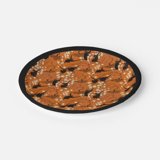 Deco Monkey Patroon Papieren Bordje (Gekanteld)