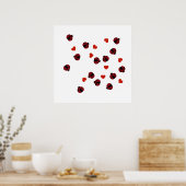 déco motif de ladybugs (Cuisine)