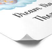 Déco murale de chambre de bébé garçon éléphant ble (Coin)