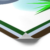 Déco murale de nurserie safari éléphant (Coin)