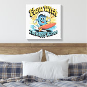 Déco murale Flow With The Happy Waves (Insitu(Chambre))
