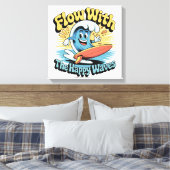 Déco murale Flow With The Happy Waves (Insitu(Chambre))