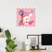 déco murale lapin drôle (Bureau à domicile)