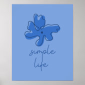 Déco Murale Minimaliste Simple Vie (Devant)