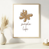 Déco Murale Minimaliste Simple Vie