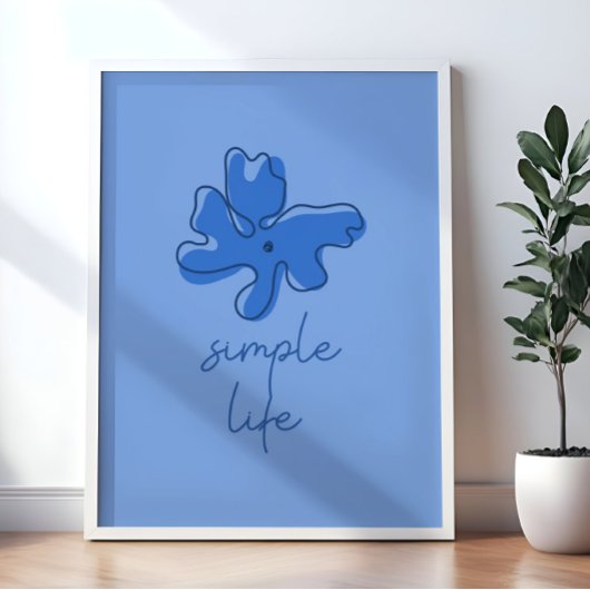 Déco Murale Minimaliste Simple Vie