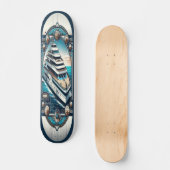 "Deco Nautical Elegance Deck" Skateboard (Voorkant)