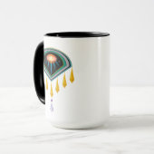 Déco Oeuf Spatial Mug 15oz. (Devant gauche)