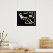 Deco "Overland" Roadster AD- Coles Phillips 16x20 Poster (Keuken)