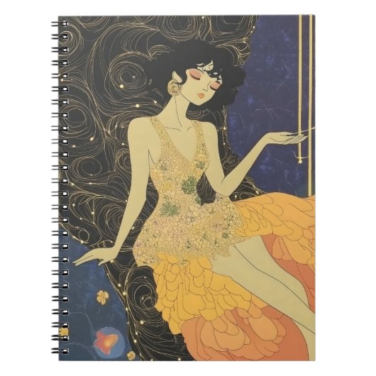 Deco Party Girl Notitieboek (Voorkant)