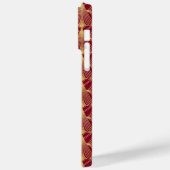 DECO-PATTERS VAN RED & GOLD ART Case-Mate iPhone CASE (Achterkant / Links)