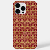 DECO-PATTERS VAN RED & GOLD ART Case-Mate iPhone CASE (Achterkant)