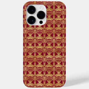 DECO-PATTERS VAN RED & GOLD ART Case-Mate iPhone 14 PRO MAX HOESJE
