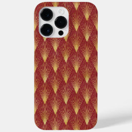 DECO-PATTERS VAN RED & GOLD ART Case-Mate iPhone 14 PRO MAX HOESJE