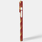 DECO-PATTERS VAN RED & GOLD ART Case-Mate iPhone CASE (Achterkant / Links)