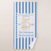 Déco personnalisée de la maison de plage Lemon Bea (Serviette de bain)