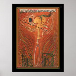Deco Pirelli Tire AD 1930 Poster