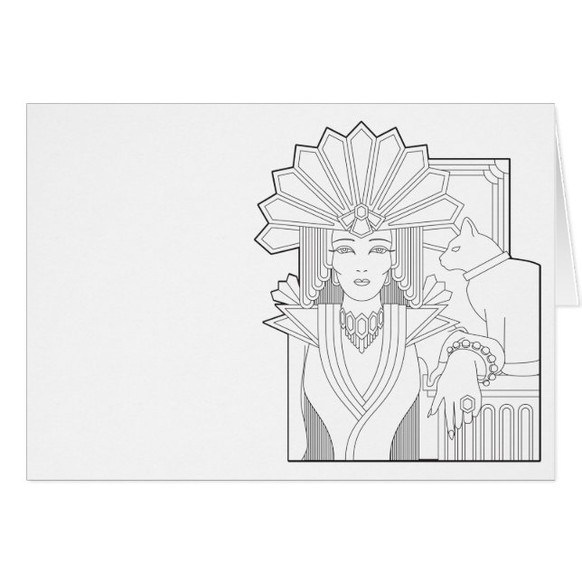 Deco Priestess (Voorkant Horizontaal)