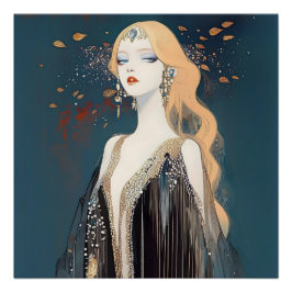 Deco Queen Perfect Poster