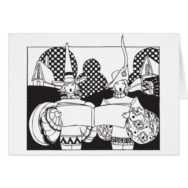 Deco Renaissance Carolers (Voorkant Horizontaal)