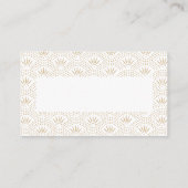 Deco Seigaiha Guest Escort Cartes (Dos)