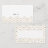 Deco Seigaiha Guest Escort Cartes (Devant / Derrière)