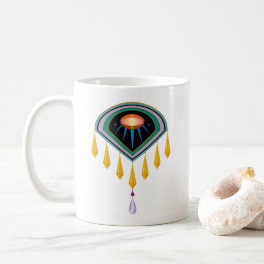 Déco Space Egg Classic Mug 11oz. (Avec donut)