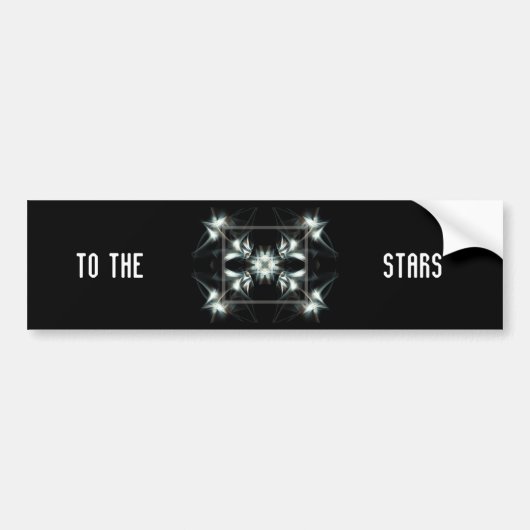 Deco Star Bumpersticker (Voorkant)