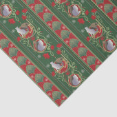 Deco-stijl Kerstkatten Tissuepapier (Detail)