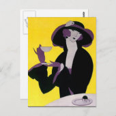 Deco Tea High--Briefkaart-pc voor 's middags Briefkaart (Voorkant / Achterkant)