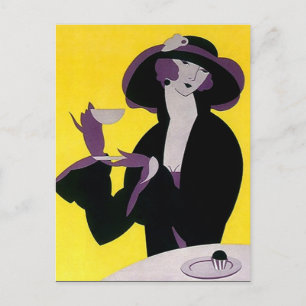  Deco Tea High--Briefkaart-pc voor 's middags Briefkaart