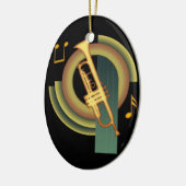 Deco Trumpet Keramisch Ornament (Links)