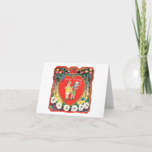 Deco Valentijn Couple Kaart